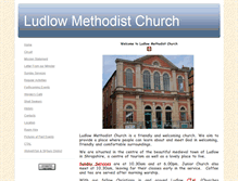 Tablet Screenshot of ludlowmethodistchurch.org